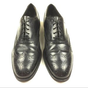 Bostonian black wingtip brogue oxford shoes 9 d/b